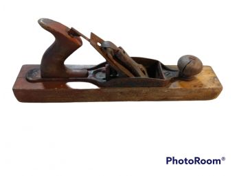 Antique Stanley Rule & Level Co. No. 26 Wood Bottom Jack Plane Wood Plane 15'
