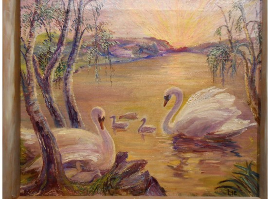 Lie: Impressionist Swans