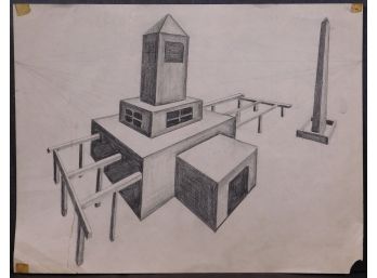 Architectural Barn Sketch