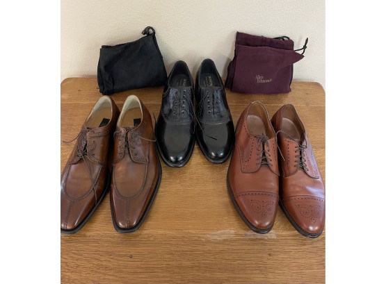 Men's Leather Dress Shoes- Sz. 12, 12, 11 BSW
