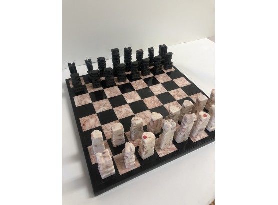 Mexican Stone Chess Set Bfr
