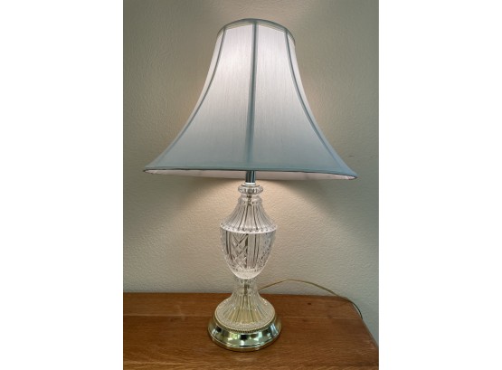 Cut Glass Table Lamp Bsw