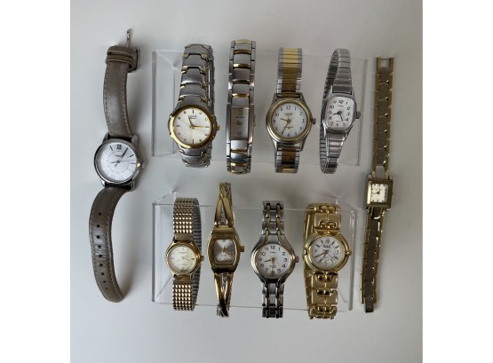 Lot Of Watches- New Batteries Needed Bsw