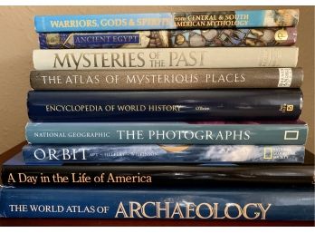 World History, Archeology Coffee Table Books- Lot Of 9