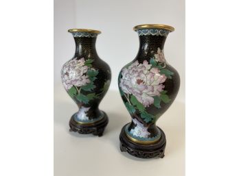 Beautiful Cloisonne Vases Bdr