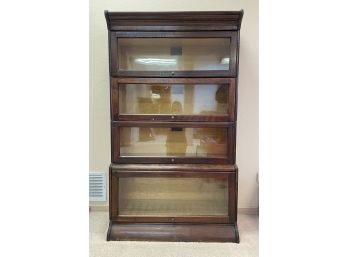 Beautiful Early 20th C. Barrister Bookcase - Camden Cabinet Co. 'hale' System BG