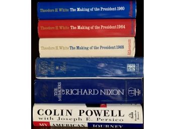 Politics- Nixon, Johnson, Colin Powell, And More- Lot Of 12 Books