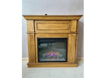 Small Electric Fireplace/space Heater Lr