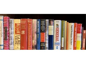 Marilyn Monroe, Katherine Hepburn, Gore Vidal And More- Lot Of 20 Books OF