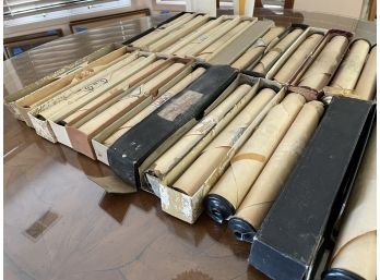 Large Lot Of Antique Player Piano Rolls BSW