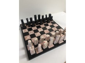 Mexican Stone Chess Set Bfr