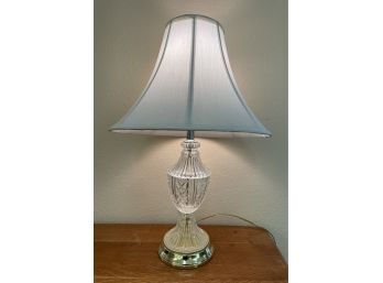 Cut Glass Table Lamp Bsw