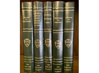Set Of 5 Books- The Harvard Classics
