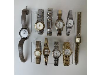 Lot Of Watches- New Batteries Needed Bsw