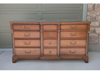 Continental Furniture Company 12 Drawer Mahogany Dresser