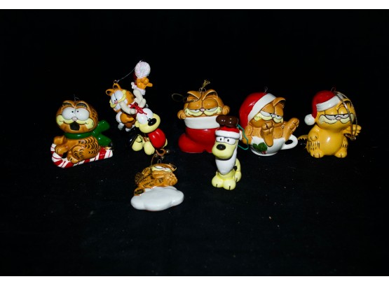 Collection Of Garfield  Ornaments