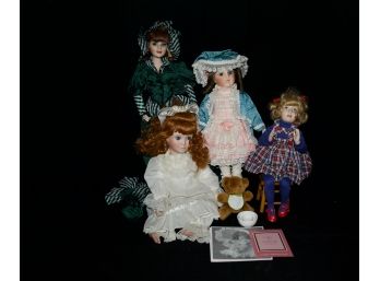 Collection Of Porcelain Dolls
