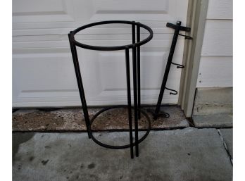 Iron Stand And Coat Hook