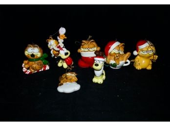 Collection Of Garfield  Ornaments