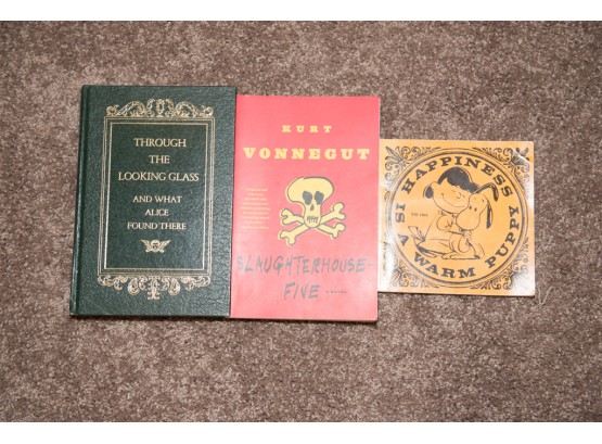 Lot Of Books Including Snoopy And Kurt Vonegut