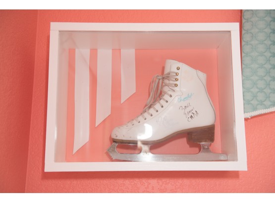 Shadow Box With Signed Ice Skate