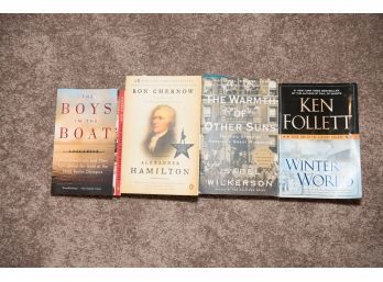 Lot Of Books Including Alexander Hamilton By Ron Chernow