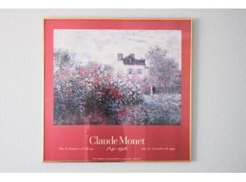Claude Monet The Art Institute Of Chicago Framed Poster