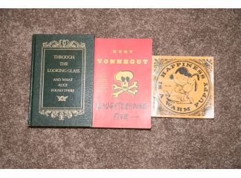 Lot Of Books Including Snoopy And Kurt Vonegut