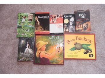 Lot Of Books Including The Giver By Louis Lowery