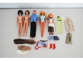 Vintage Barbies, Doll And Accessories