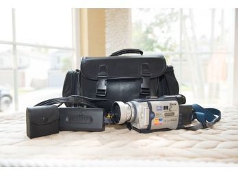 Sony Camcorder With Bag