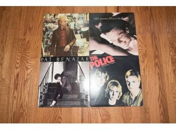 Lot Of 4 LPs Tom Petty, The Police, Pat Benatar And Steve Winwood