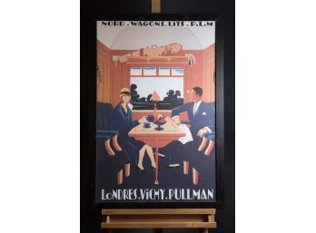 Londres Vichy Pullman Wagon Lits Railway Travel Poster  2