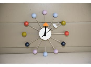 Cupecoy Design Atomic Ball Sputnik Wall Clock-Decor