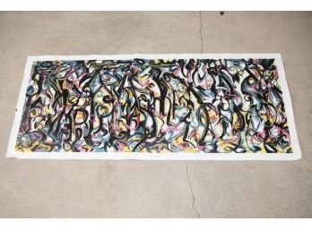 Jackson Pollock Style Art On Canvas 2