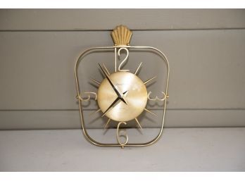 Phinney Walker  Brass Wall Clock