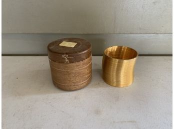 Slinky With Wood Box