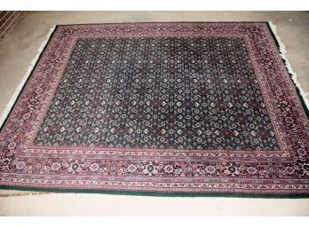 Hand Knotted Wool Area Rug Made In India