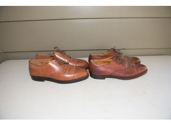 Brooks Brothers And Edward Green Mens Leather Shoes 2 Pair