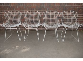 Vintage Wire Chairs In The Style Of  Harry Bertoia