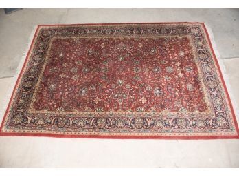 Hand Knotted Wool Pile Area Rug Made In India 9FT