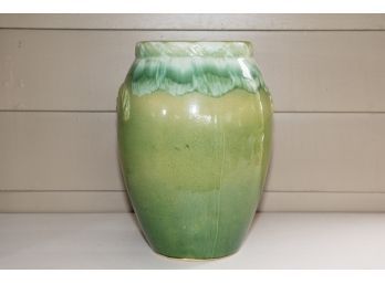 Green Glazed Ceramic Vase