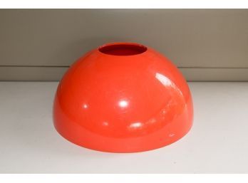 1960-1970 Orange Plastic Floor Lamp Shade
