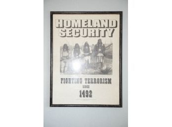 Homeland Security Apache Poster