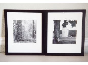 Pair Of Framed Black And White Photos