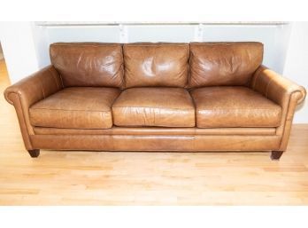 Thomasville Leather Sofa
