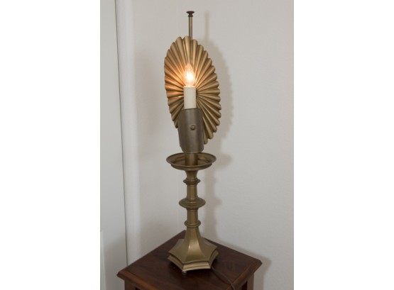 Brass Candle Lamp
