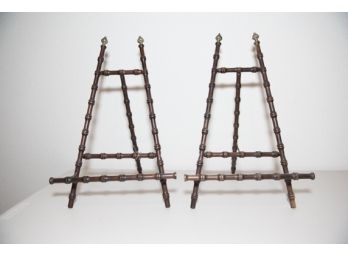 Pair Of 2 Picture Frame Stands
