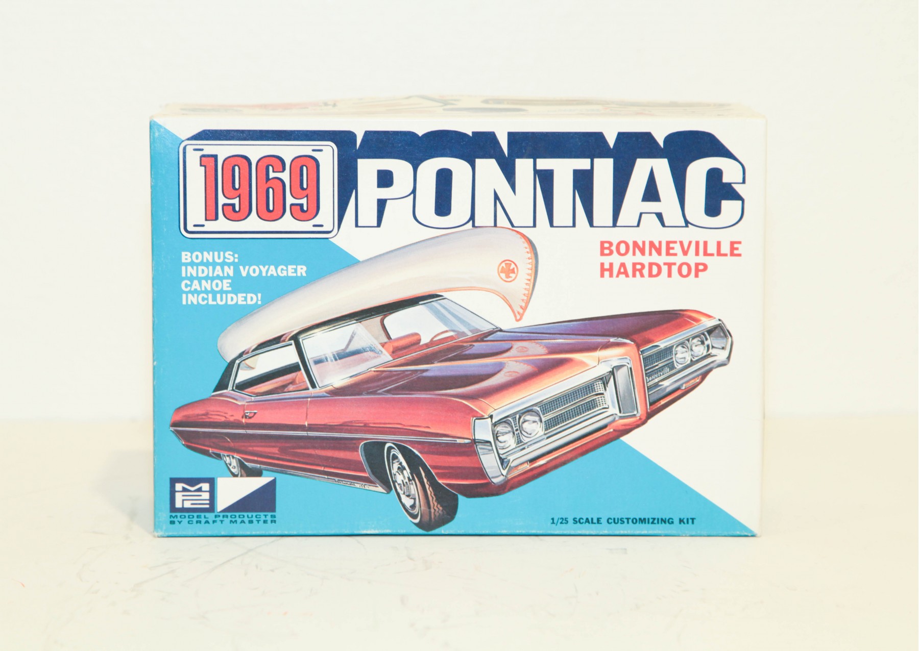 MPC 1969 Pontiac Bonneville Hardtop Model Kit 1/25 Scale #8339 