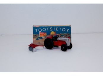 1950s Tootsie Toy Tractor & Disc Harrow #289